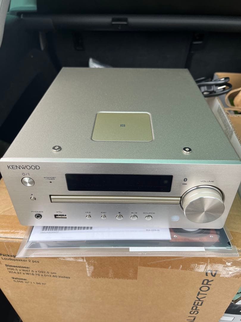 ケンウッド K-515 コンパクトHIFIシステム　超美品　使用1年程度