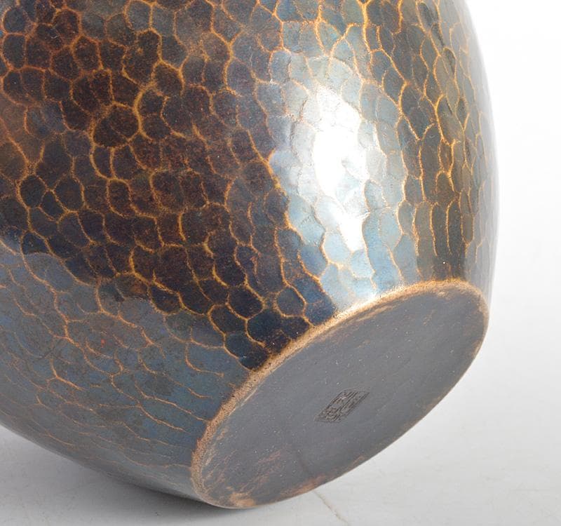 煎茶道具　鎚起銅器　玉川堂造　茶壷　茶心壷　共箱　M　R4774