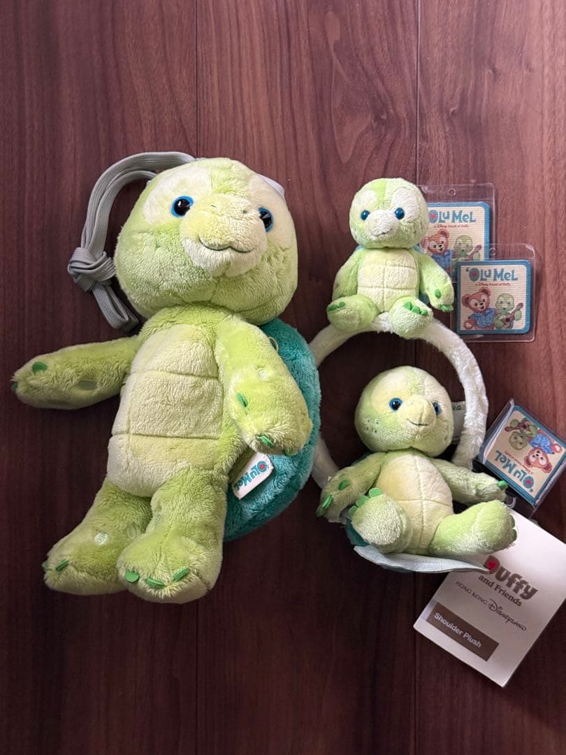 香港ディズニーランド限定 オルメル おすわりカチューシャなど3点セット