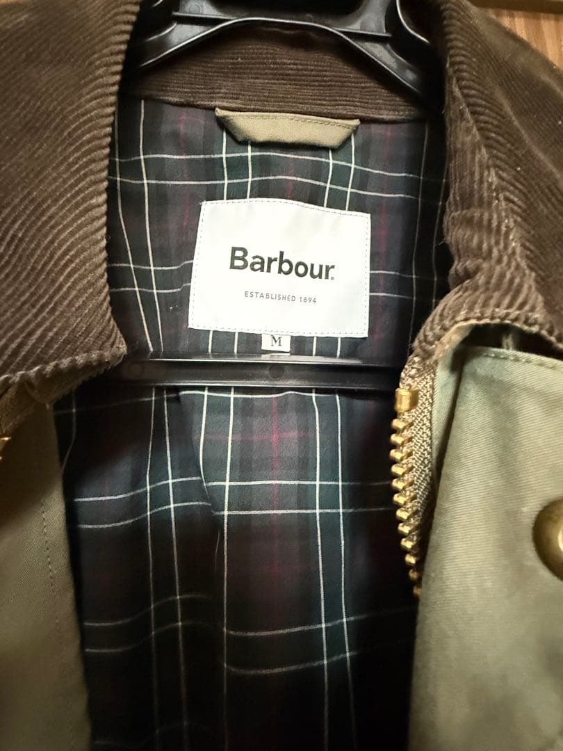 【美品】Barbour バブアー SPEY BEAMS別注 玉虫色　Mサイズ
