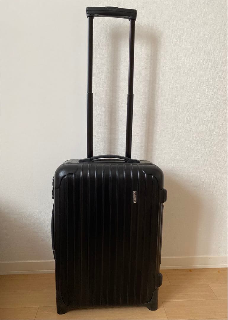 RIMOWA リモワ　希少　2輪　機内持ち込み　マットブラック