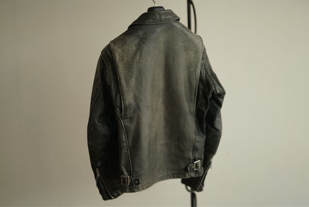 SCHOTT 152 襟付き シングルライダース レザージャケット 36