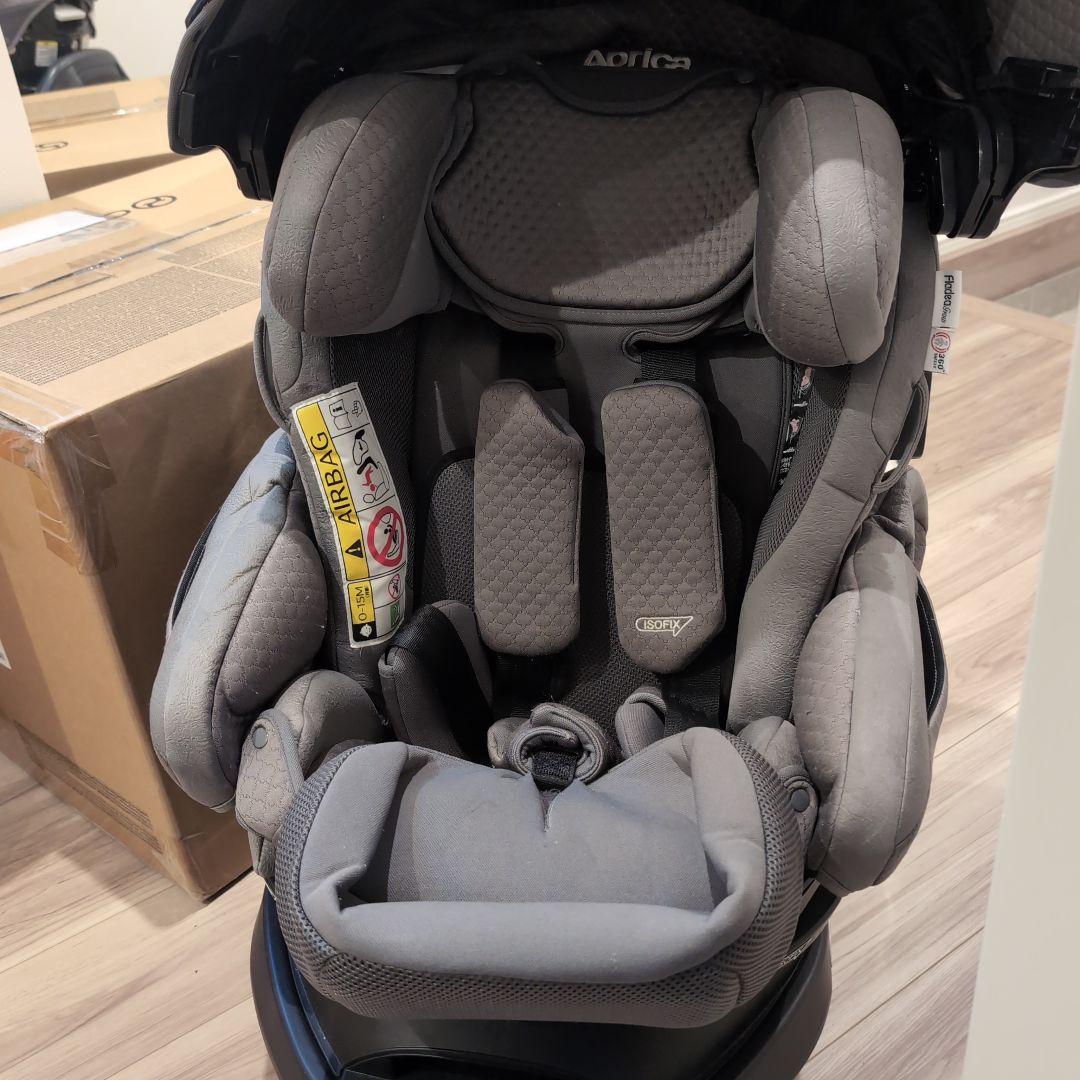 Aprica フラディアグロウ ISOFIX 360° セーフティ グレー