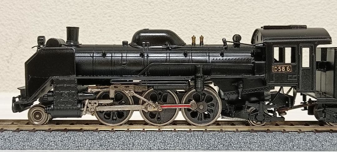 HOゲージ 宮沢模型 Ｃ58 蒸気機関車、メンテナンス済