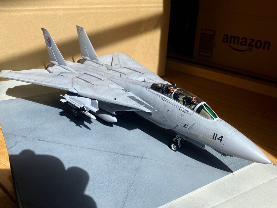 【鯛2024ページ】ハセガワ 1/48 F-14A マーヴェリック&グース