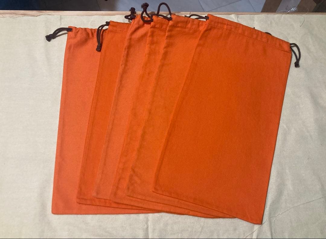 【美品】HERMES エルメス 巾着 保存袋 6枚