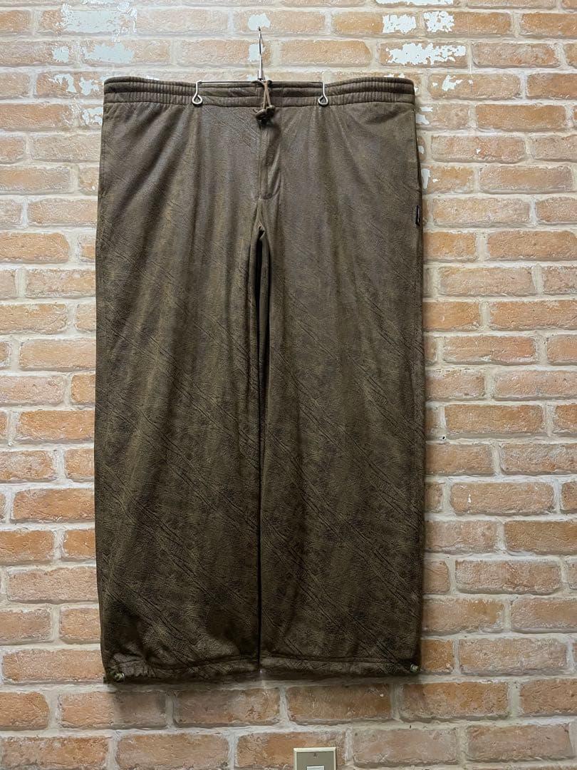 00s スウェードジャケット　セットアップ　スウェードパンツ　茶　y2k 古着