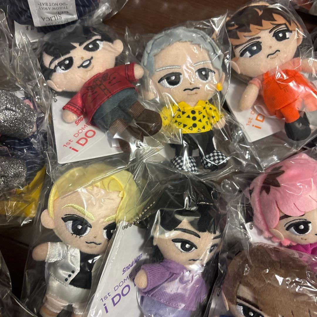 Man すのチルぬいぐるみ　キーホルダー　セット9人全員スノーマン箱推し