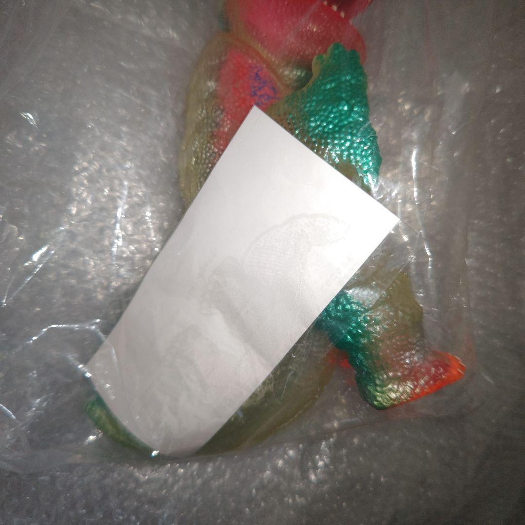 ゴガメジラー　安楽安作　透明ゴガメジラー　ピンク蓄光の内蔵パーツ入り　ソフビ