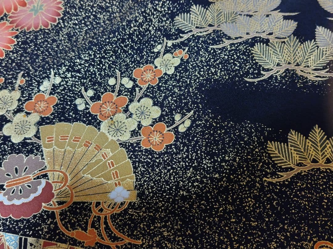 B2065 留袖リメイク袖広がりデザインフォーマルパーティードレス