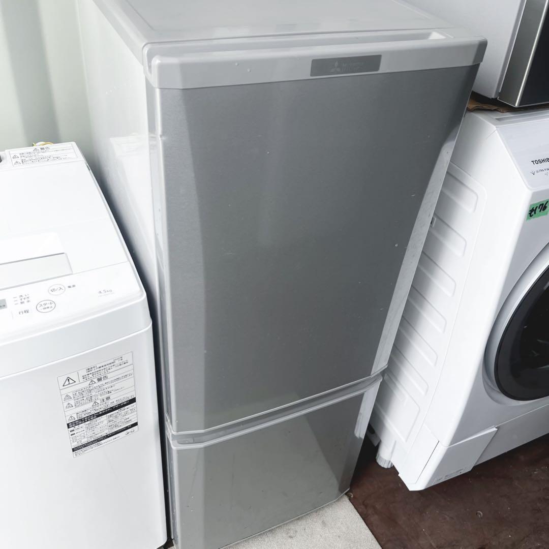 取付無料！新生活応援！三菱低温ケース搭載シルバー冷蔵庫・東芝ホワイト洗濯機！