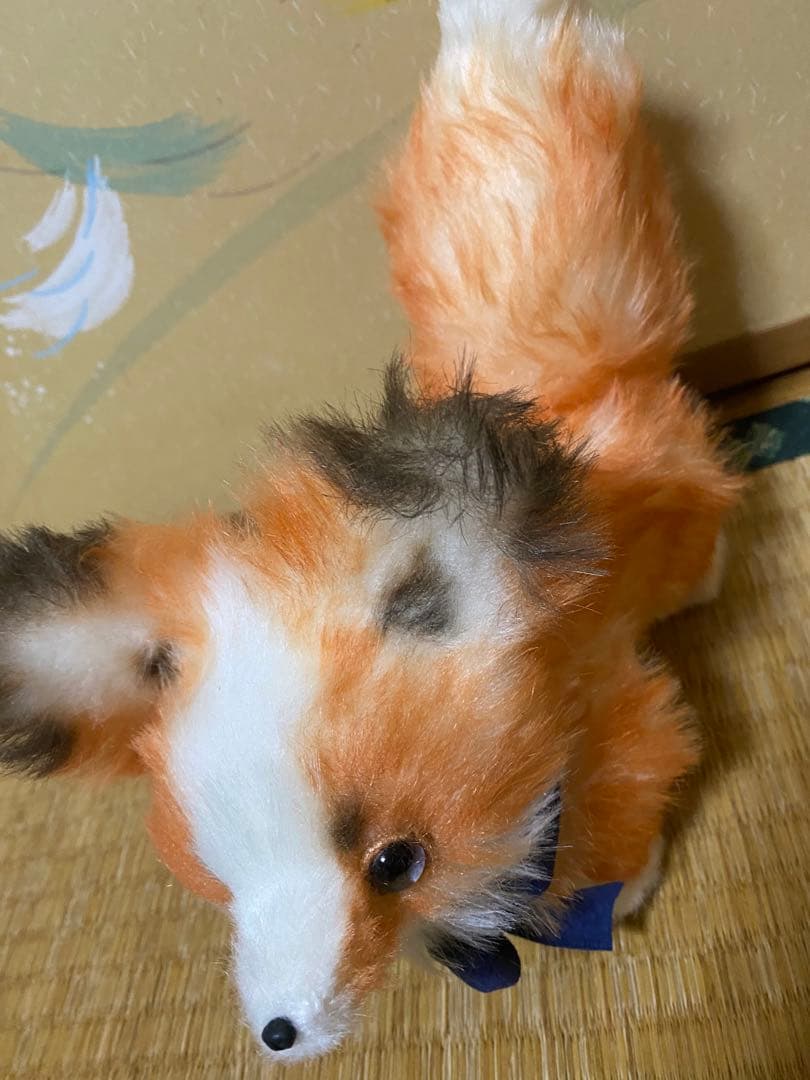 2茶プラチナキツネ（四つ足） 作家様の作品 アートドール