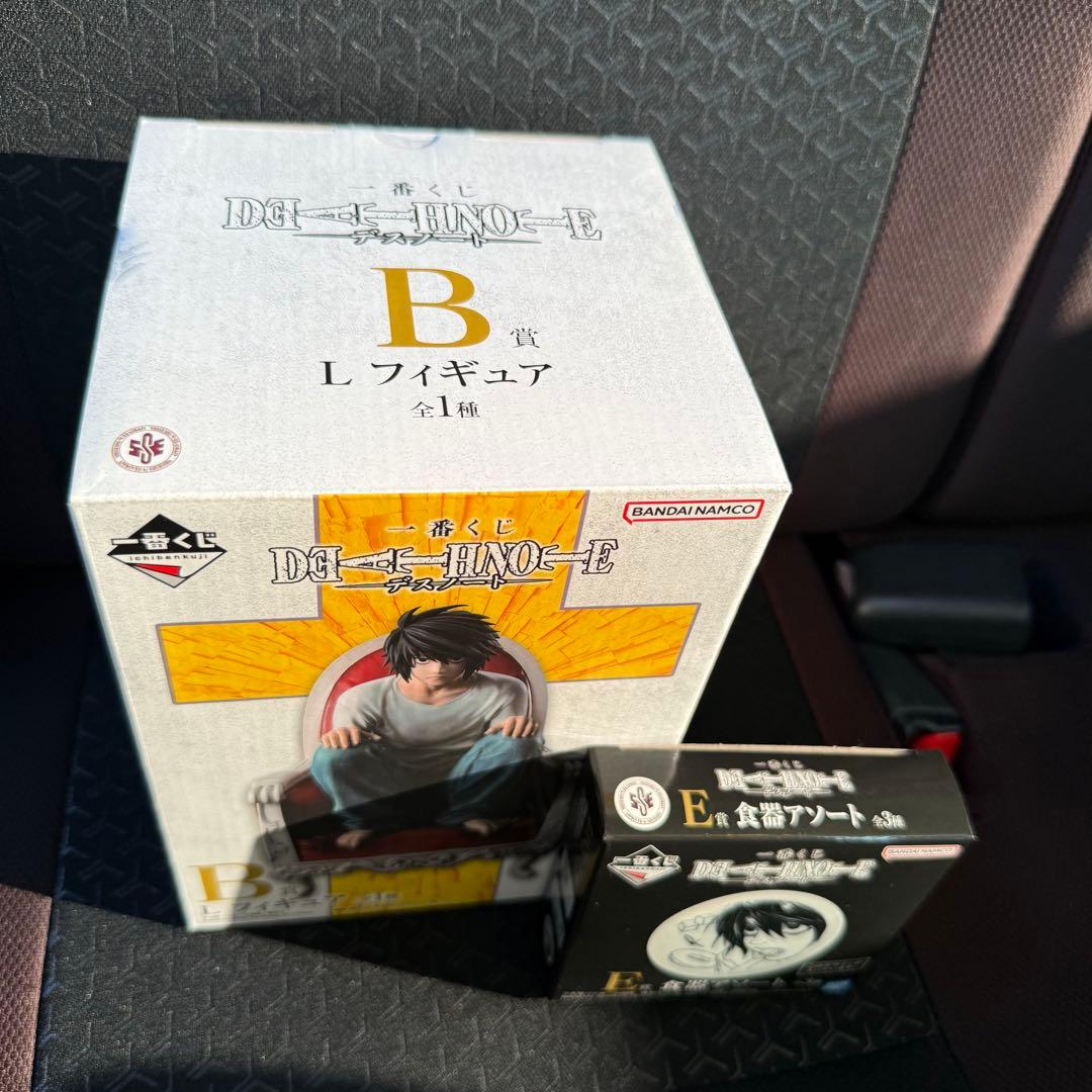 デスノート　一番くじ　B賞　L フィギュア　E賞　食器アソート