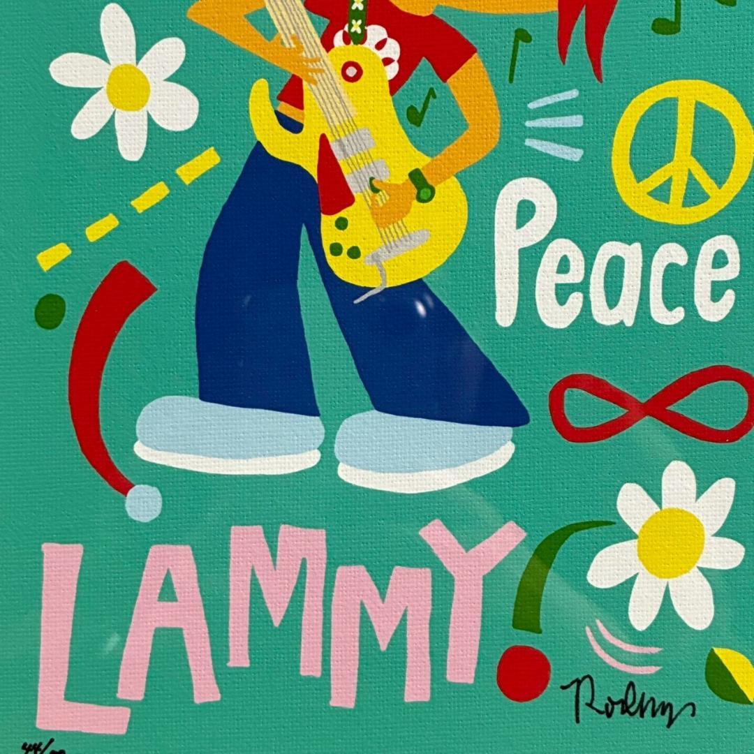 【最終値下げ】美品 ロドニー・A・グリーンブラット「Lammy〜」版画 保証書有