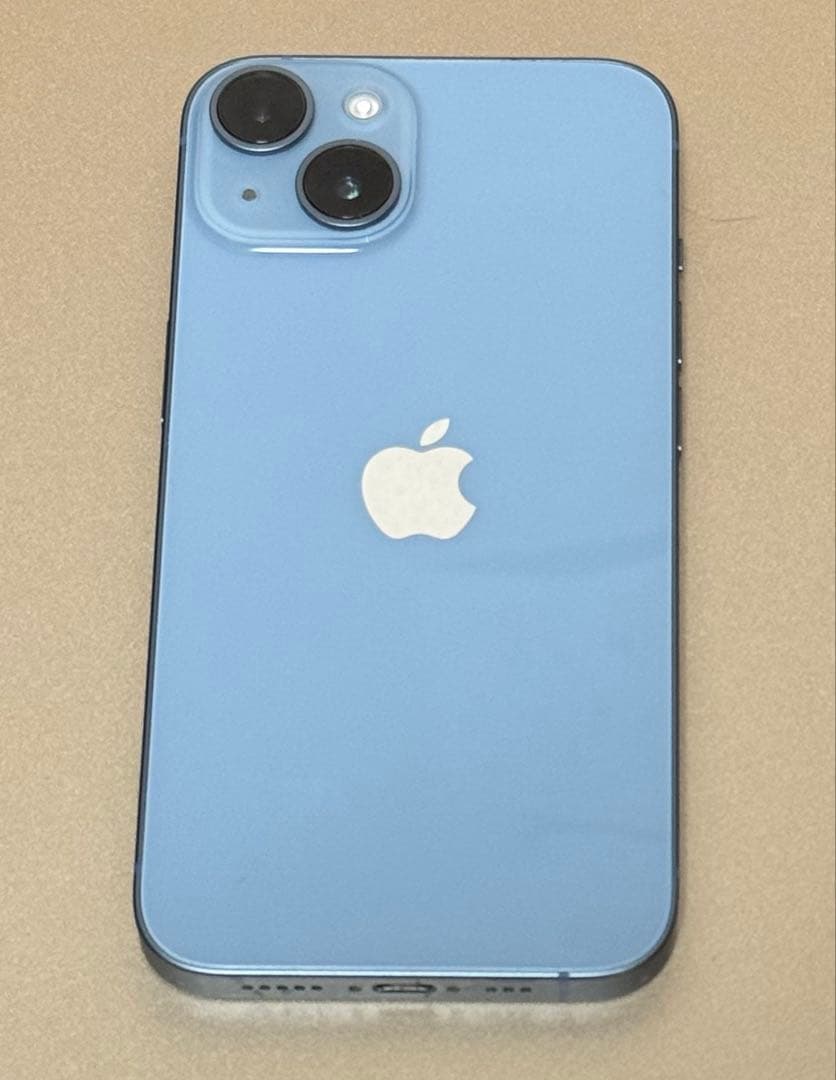 iPhone14 simフリー 128gb ブルー 86%