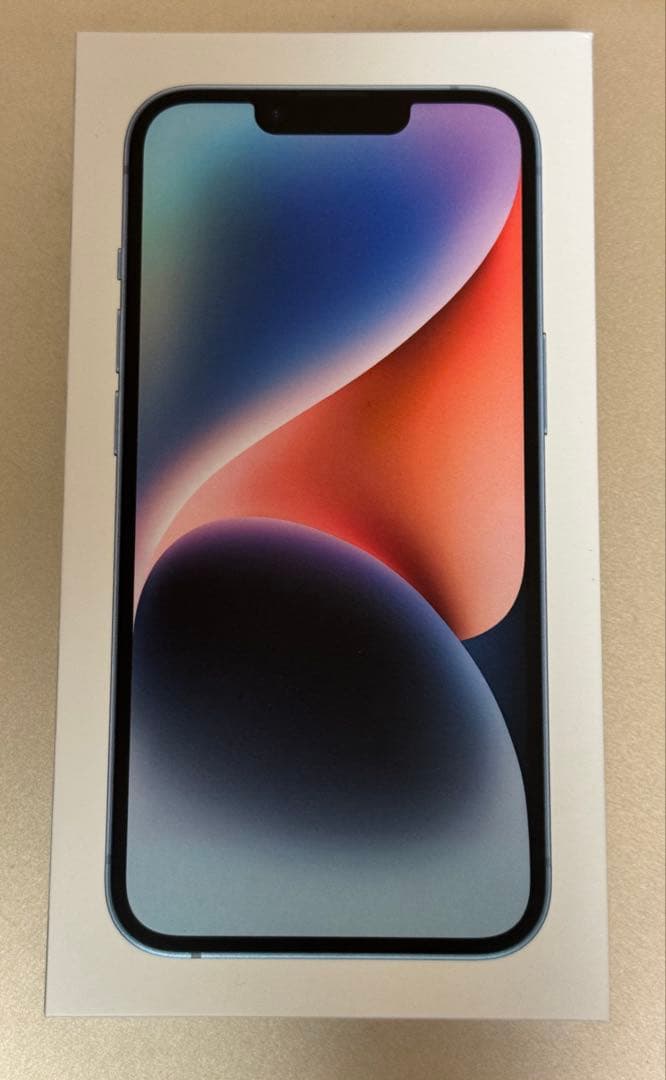 iPhone14 simフリー 128gb ブルー 86%