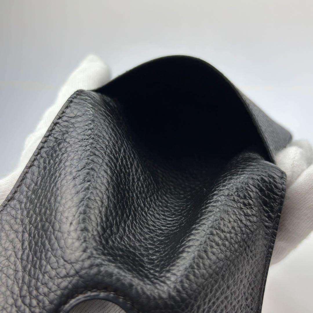 HERMES エルメス ドゴン  カードケース ゴールド 金具 □B刻印