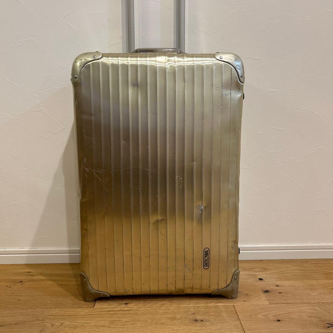 【RIMOWA】 リモア　トパーズ　チタニウム　ゴールドスーツケース　63L