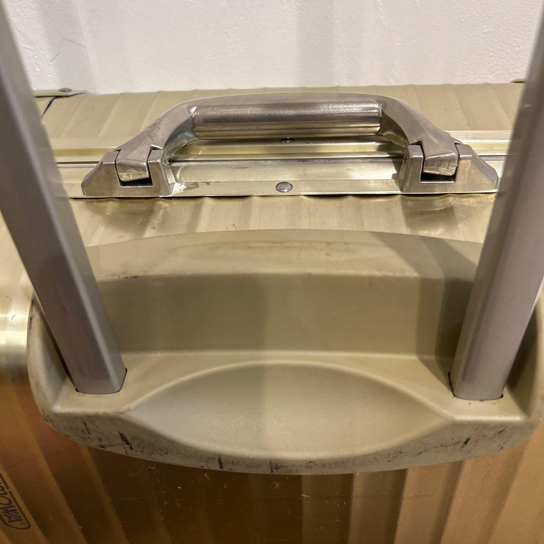 【RIMOWA】 リモア　トパーズ　チタニウム　ゴールドスーツケース　63L