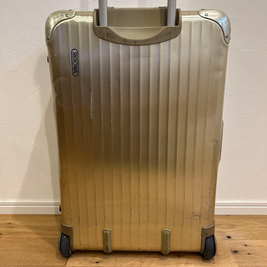 【RIMOWA】 リモア　トパーズ　チタニウム　ゴールドスーツケース　63L