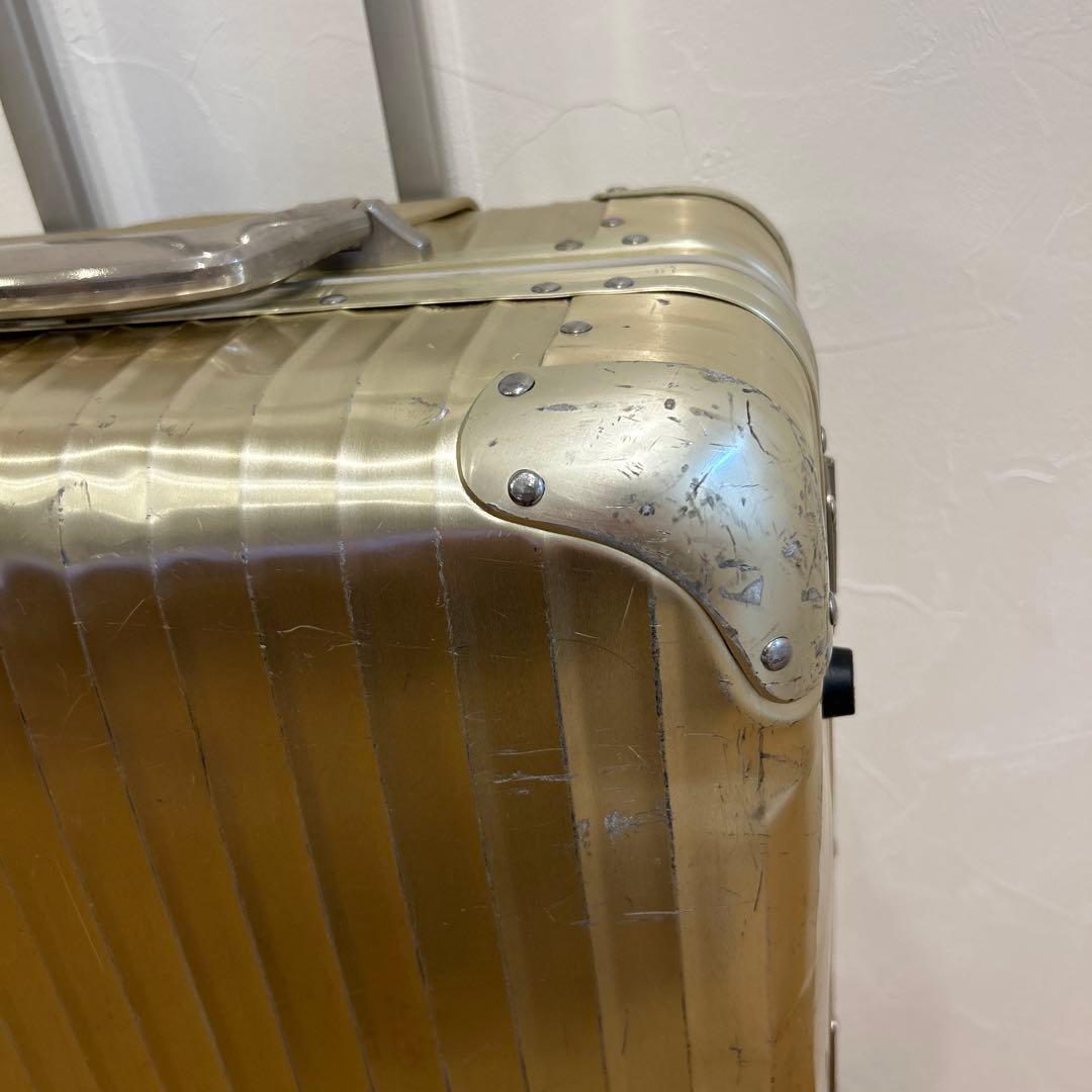 【RIMOWA】 リモア　トパーズ　チタニウム　ゴールドスーツケース　63L