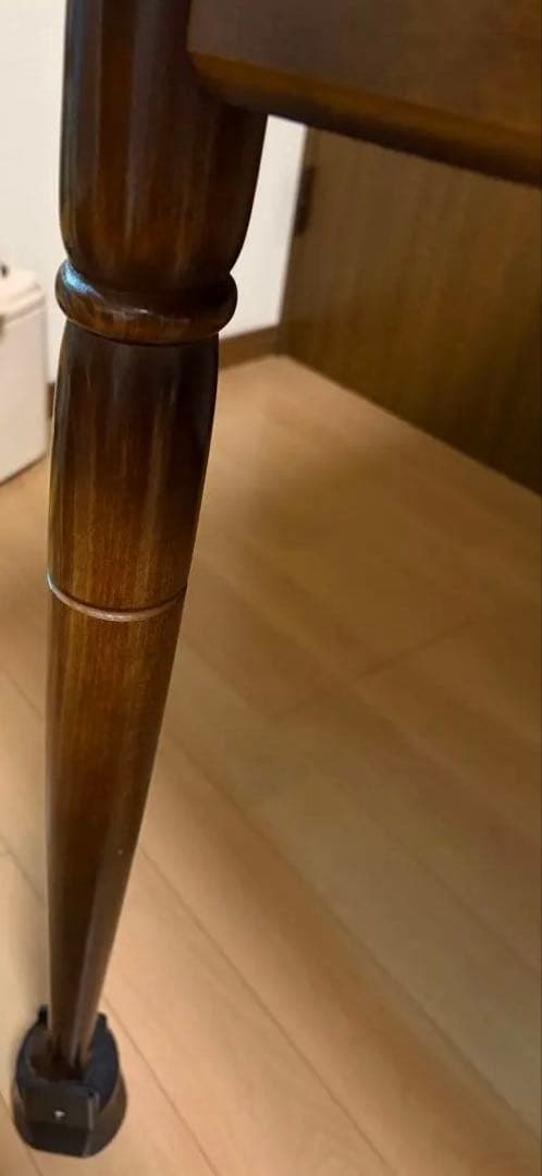 猫脚　キツツキ飛騨産業　ダイニングテーブル　天然木カバ単板