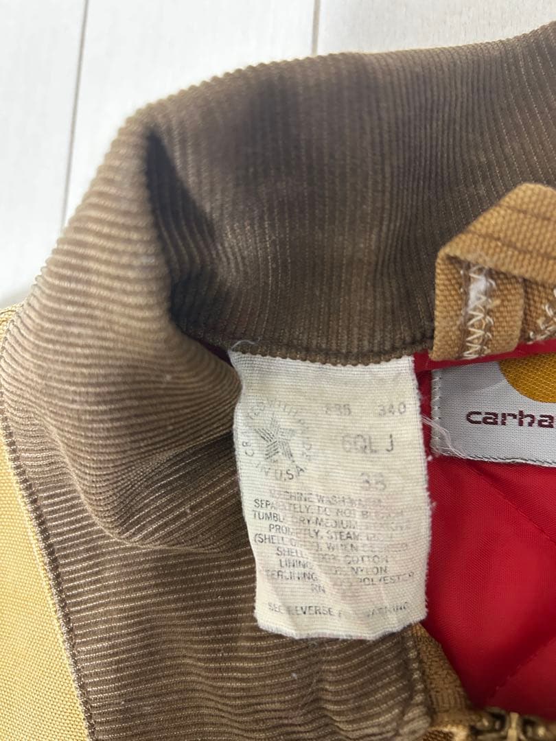 ナ*ト様 carhartt デトロイトジャケット星タグUSA 38最終値下げ