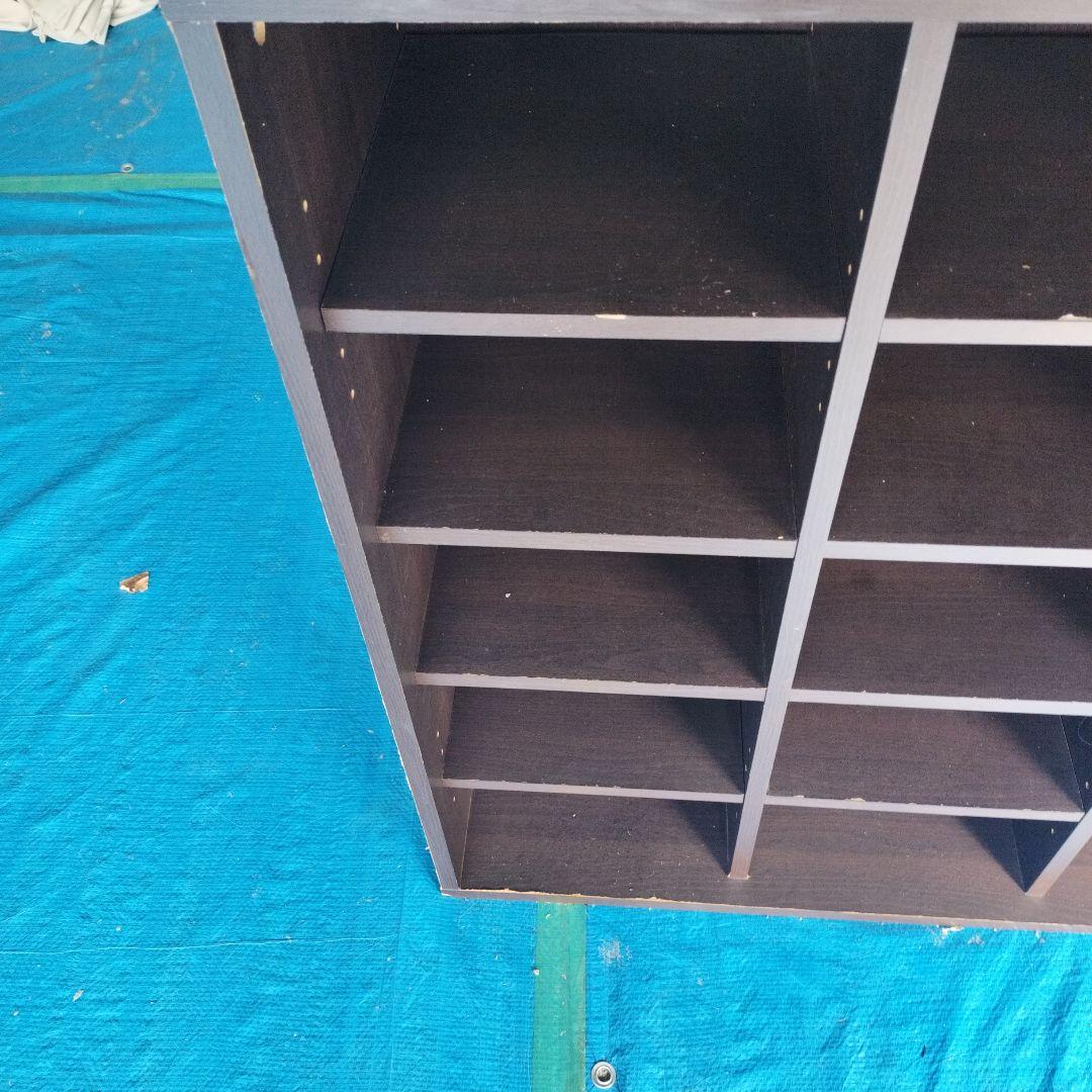 こげ茶靴箱・下駄箱・シューズラック（最下段等の削れ要確認）