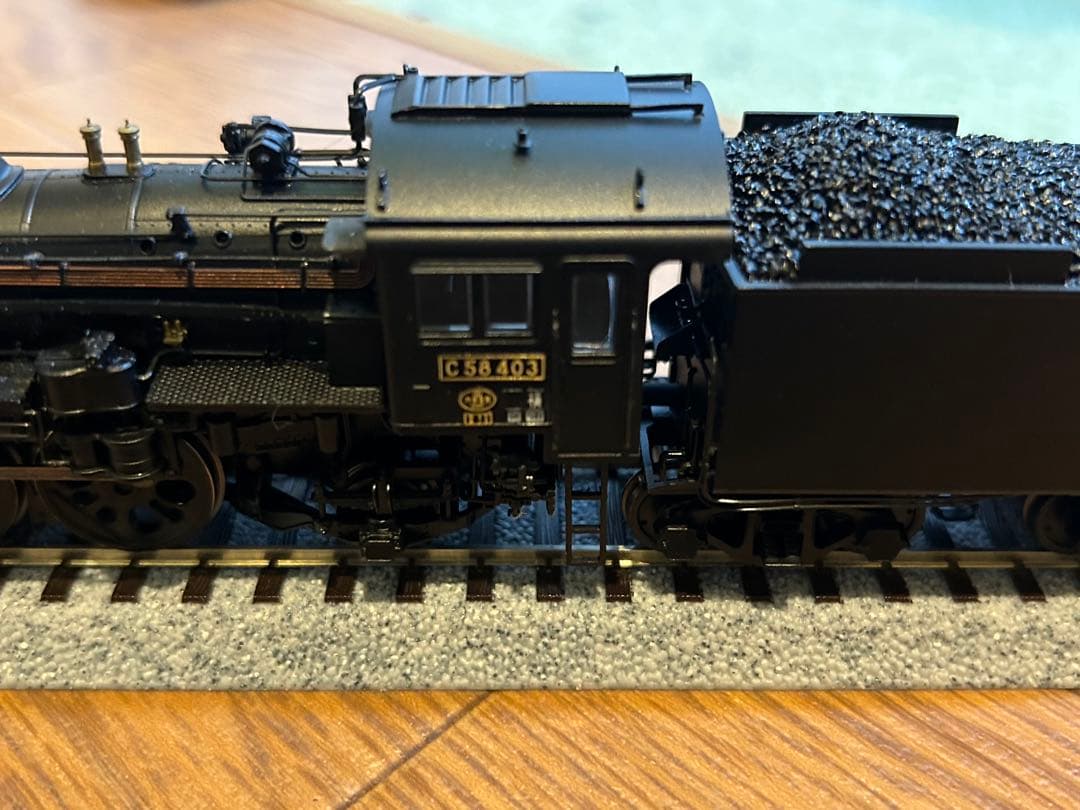 天賞堂 HOゲージ プラ製 C58型東北 船底テンダー　訳有