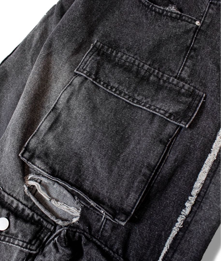 GA DAMAGE-BUGGY CARGO ダメージバギーカーゴデニムパンツ