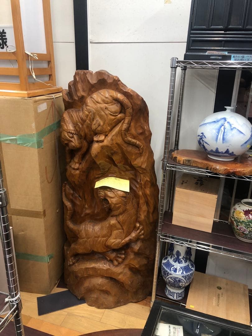 木製彫刻 約80cm