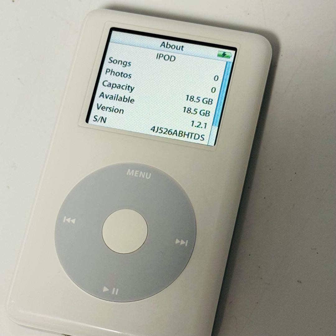 【動作良好】Apple iPod クラッシック　MA079J 20GB 第4世代