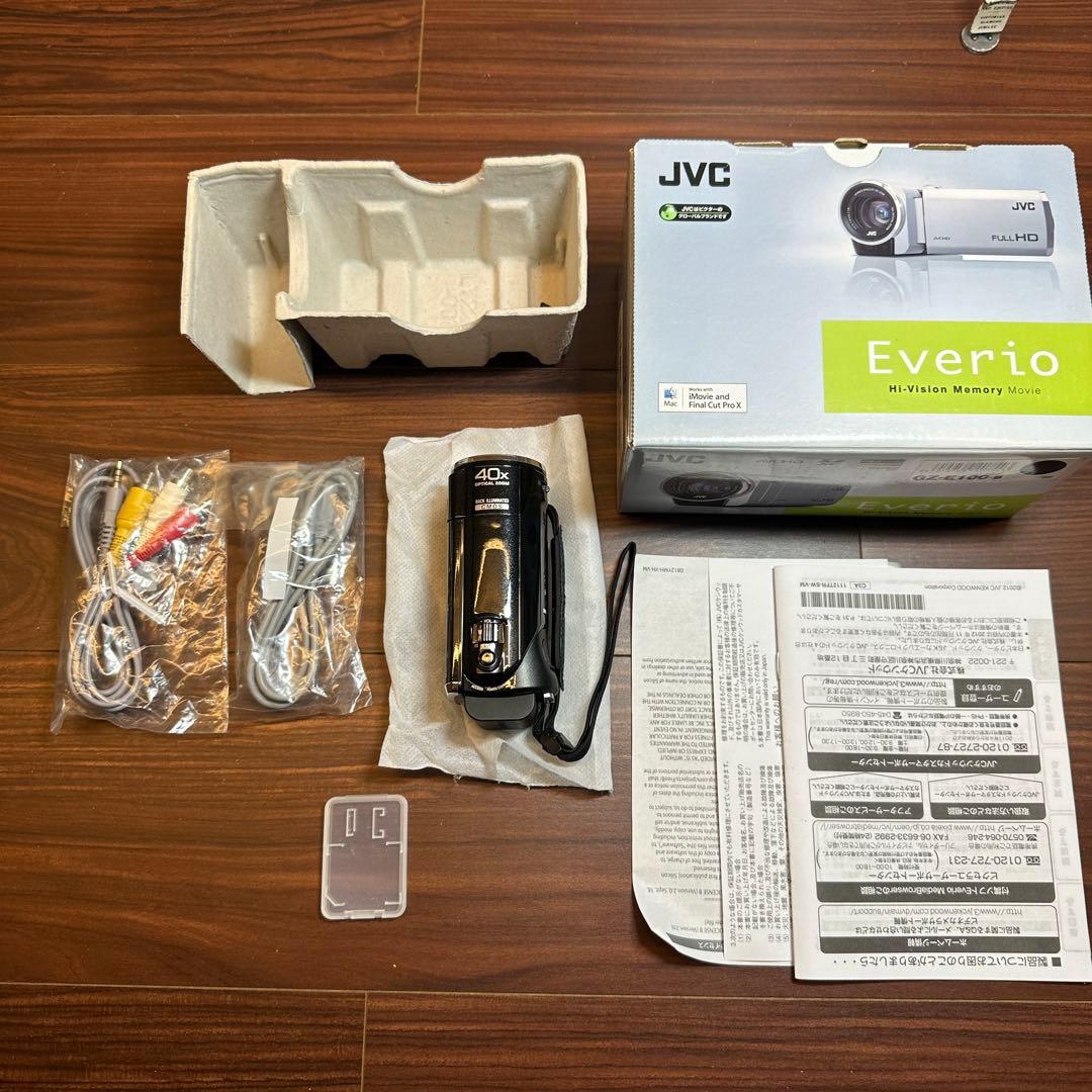 Victor JVC GZ-E10-S ビデオカメラ 動作確認済み 2676