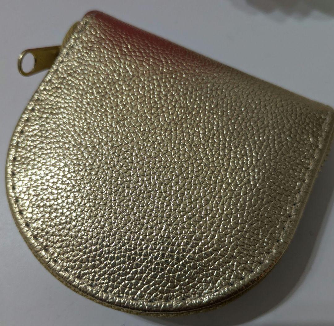 よ*ち様 皇居限定 菊の御紋入り馬蹄型 　ケース 財布 小銭入れ 牛革 ゴ