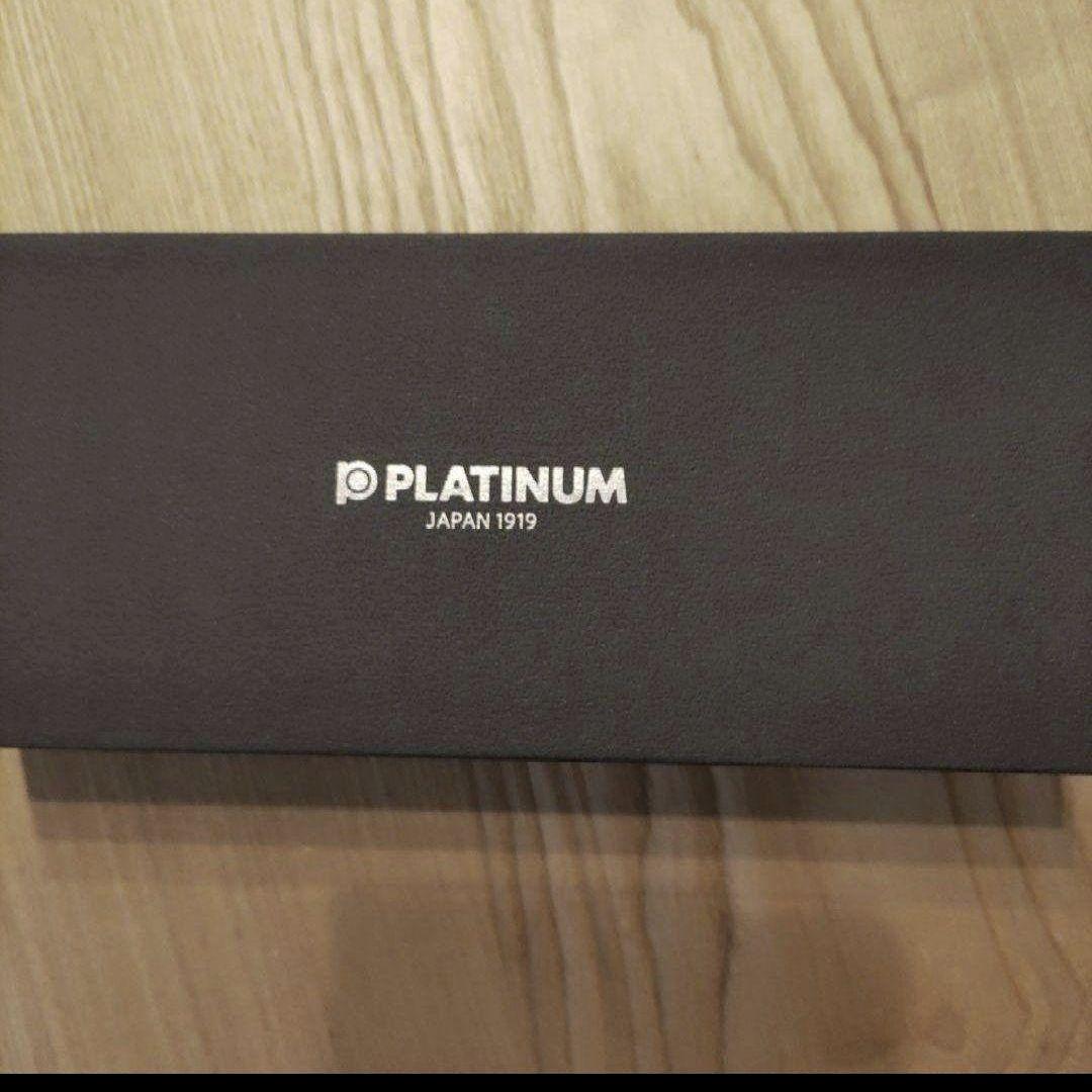 プラチナ万年筆銀無垢　新品