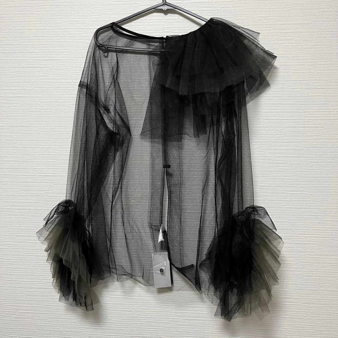 アンドレスド　ブルーミングチュールドレス　S ブラック