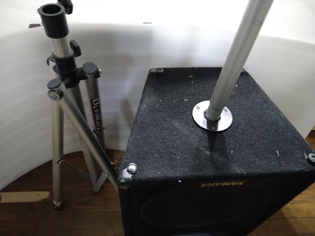 YAMAHA 38cm2WayスピーカーS115.２台セット、スタンド、ケーブル