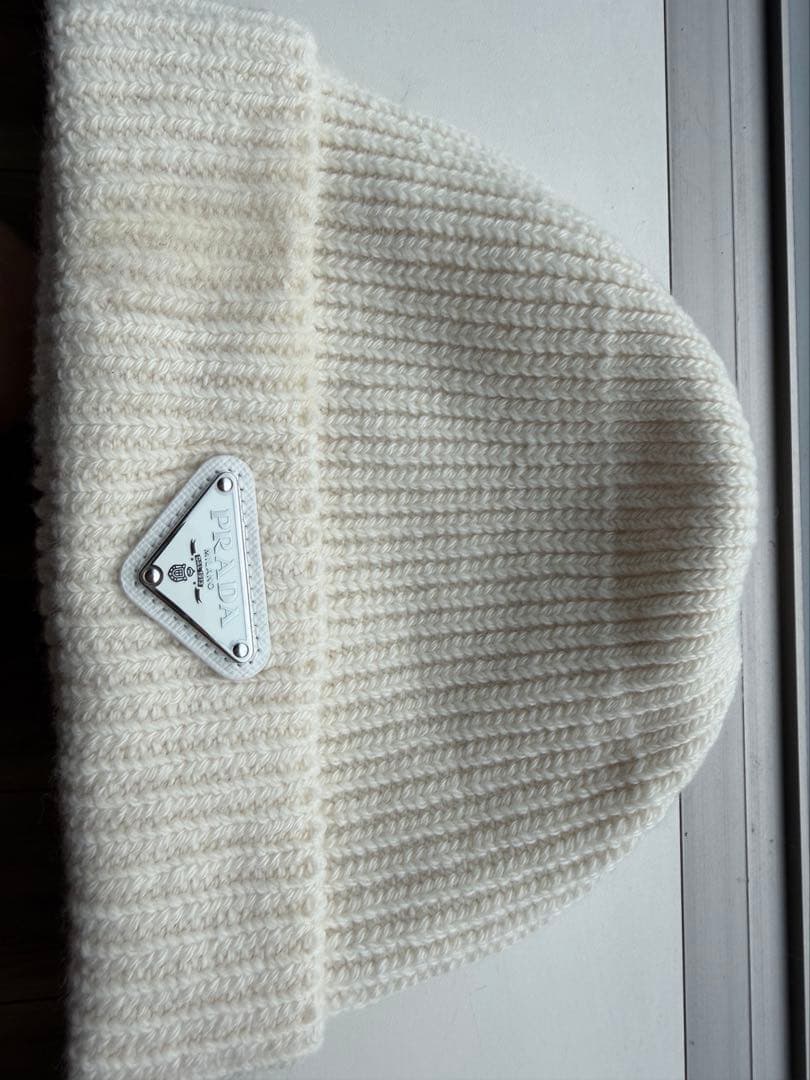 PRADA ニット帽　ウール&カシミア ビーニー