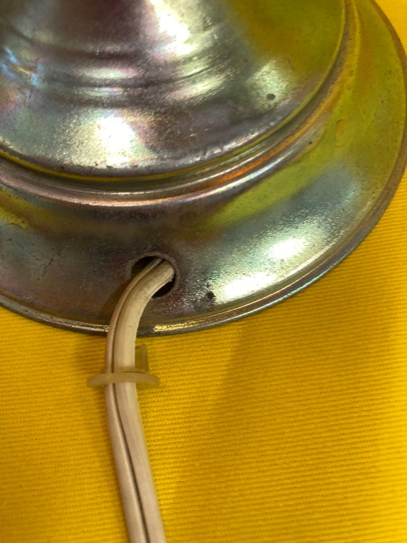 アンバーガラスのクラシックランプ　飾り専用