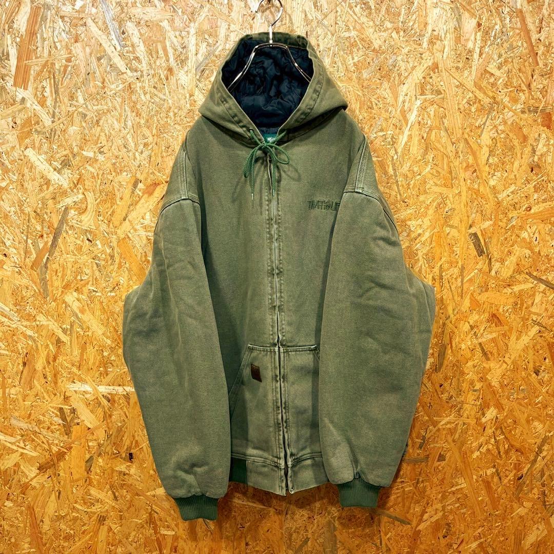 はちぷー ザッツライフ 刺繍ロゴ ゆるだぼ00s アクティブ パーカー