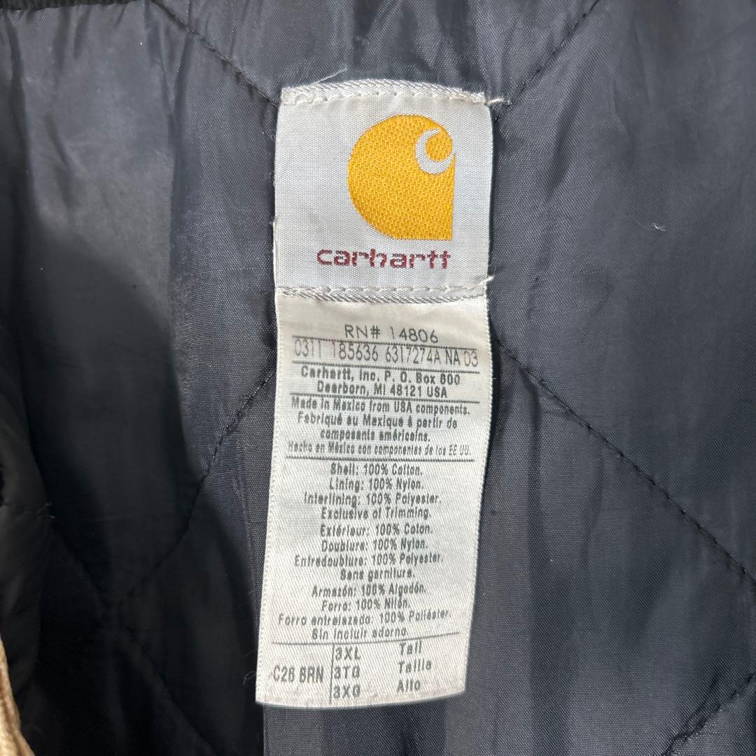 Carhartt 3XL トラディショナルジャケット　早期購入お値下げいたします
