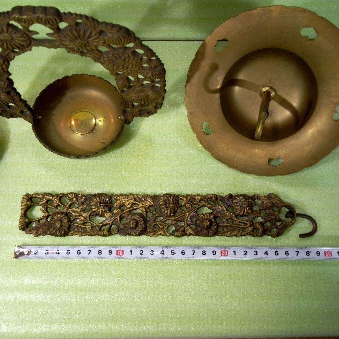 キャンドルホルダー　お灯明　ティーライトキャンドル　アンティーク　縦約５９センチ