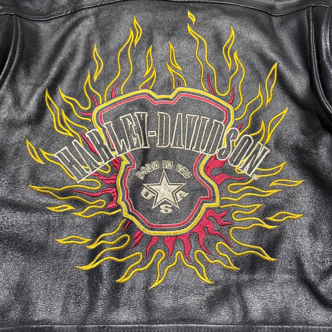 ジャケット・アウター HARLEY DAVIDSON vintage leather jacket