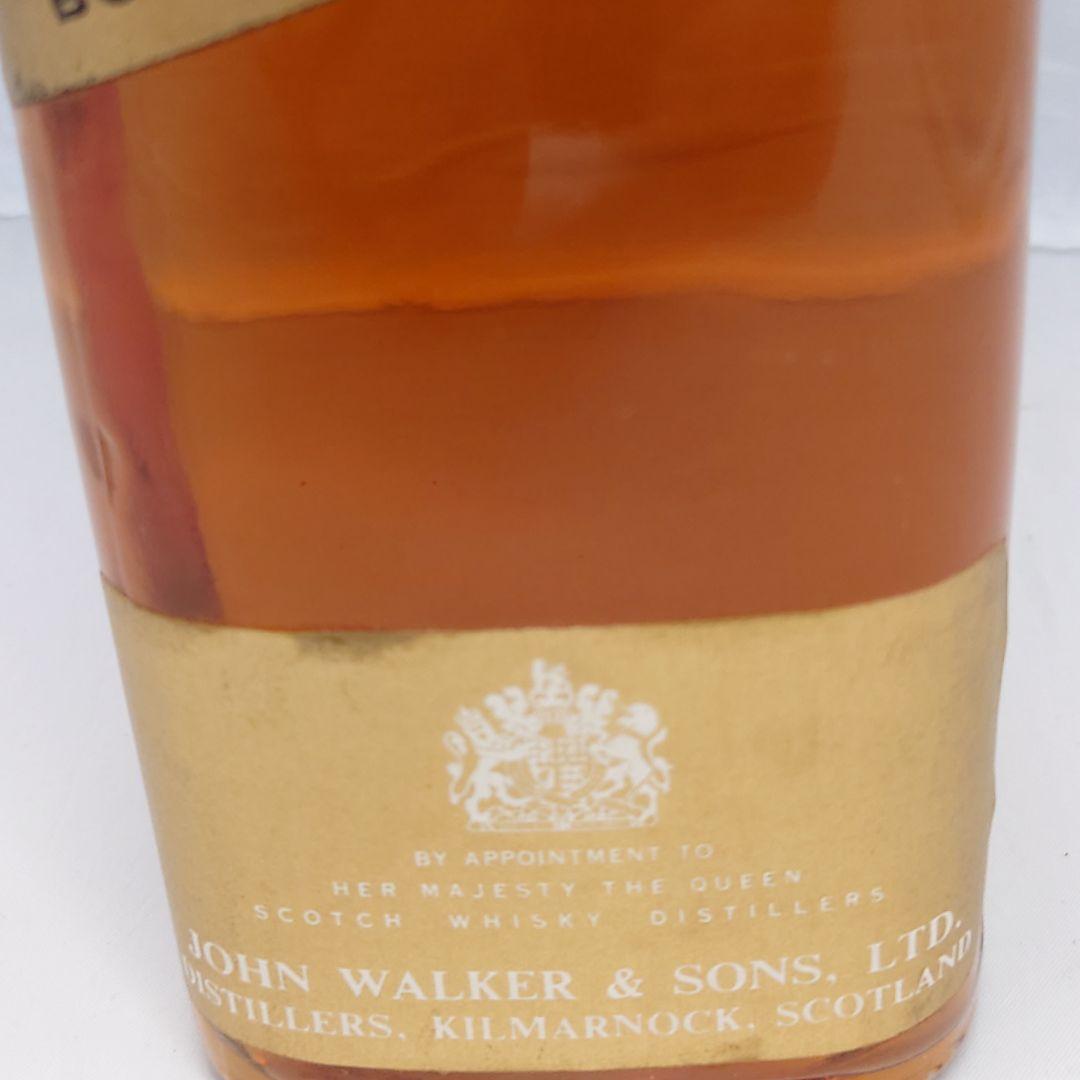 レア　希少　４３．４％　 ジョニーウォーカー　ブラックラベル　金キャップ　白紋章