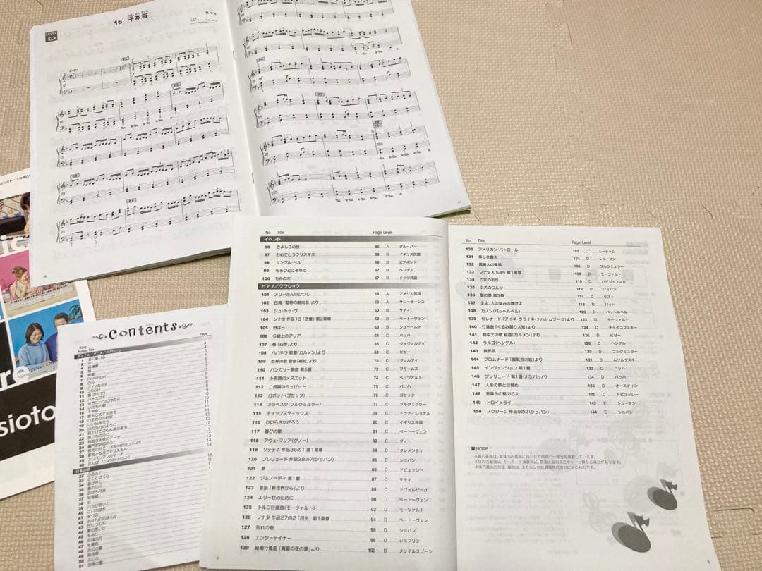 カシオ　光ナビゲーション電子キーボード　CASIO LK-520 曲数アプリ機能