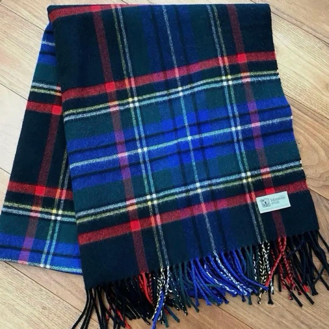 Recolored Stewart★ JOHNSTONS 大判カシミアストール
