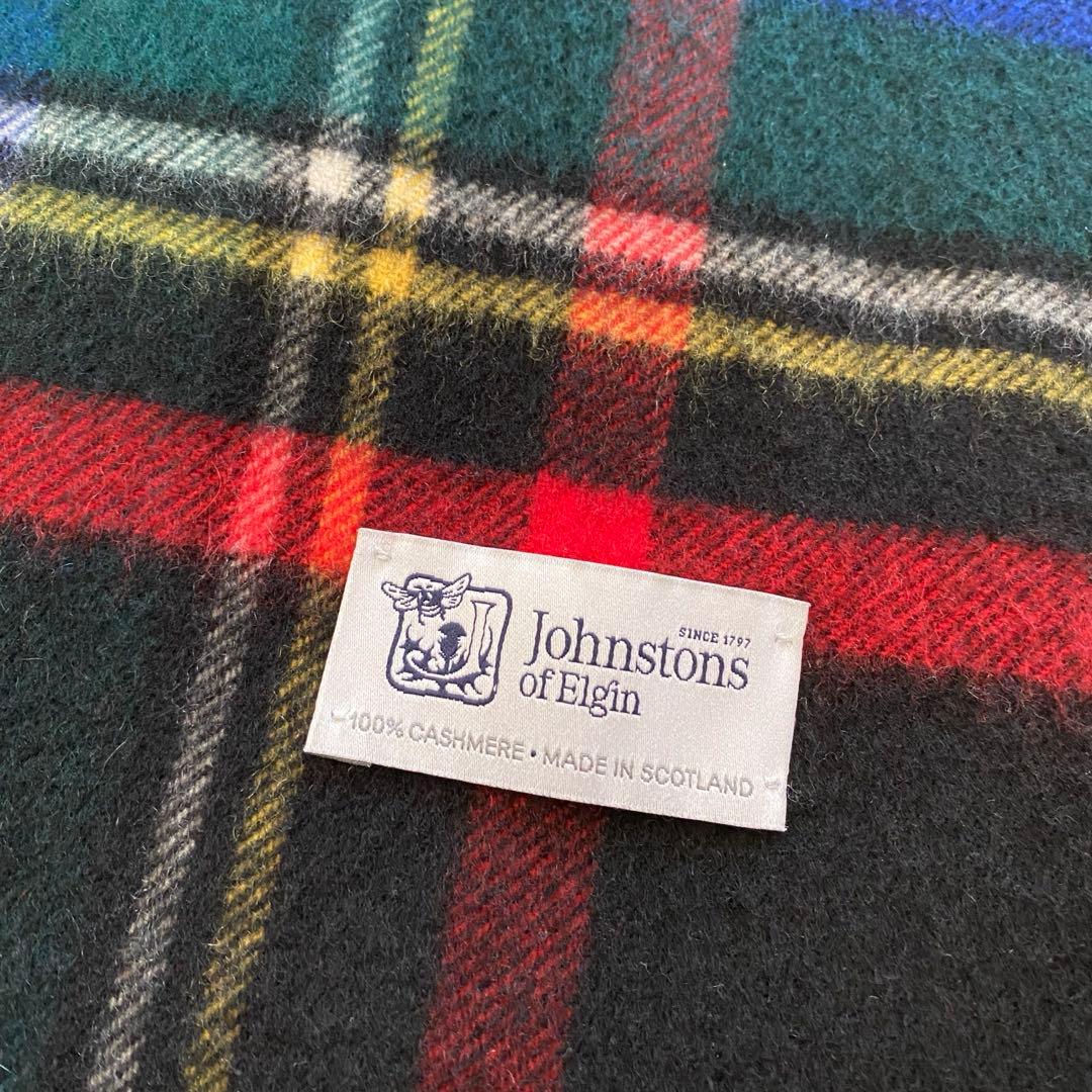 Recolored Stewart★ JOHNSTONS 大判カシミアストール
