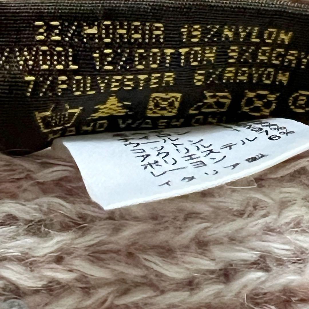 美品　ルイヴィトン　モノグラム　ニット帽　ビーニー　ピンク　スパンコール　ラメ