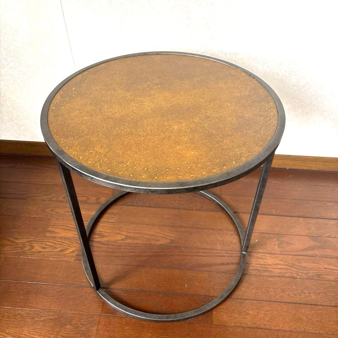 【美品】CRASH GATE エルマ ラウンドサイドテーブル