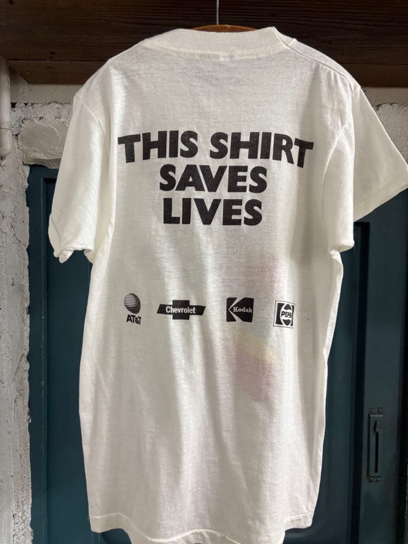 VINTAGE 80S LIVE AID Tシャツ ホワイト
